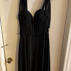 SHEIN Black Maxi Dress